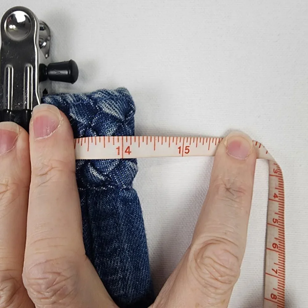 Honey Punch Button Up‎ Braided Waistband Denim Skirt M - Picture 3 of 8